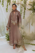 Annus Abrar | Lumi Eid Edit | Amalina Taupe (Shirt and Pants) - House Of Hania