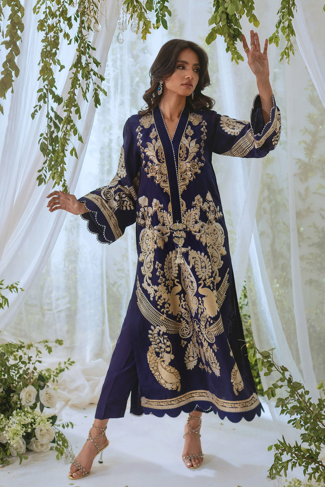 Annus Abrar | Lumi Eid Edit | Aneta (Shirt and Pants) - House Of Hania