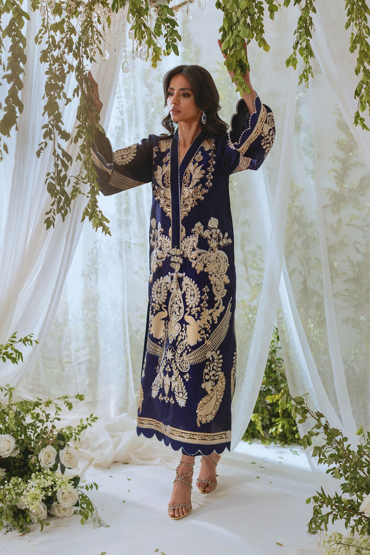 Annus Abrar | Lumi Eid Edit | Aneta (Shirt and Pants) - House Of Hania