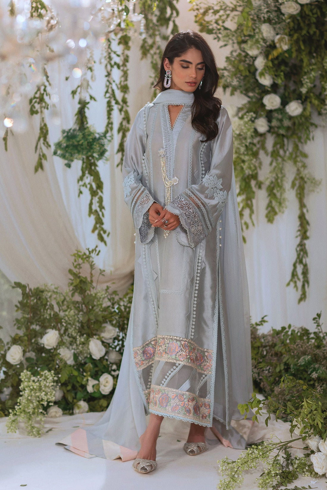 Annus Abrar | Lumi Eid Edit | Anural (Shirt, Pants and Dupatta) - House Of Hania
