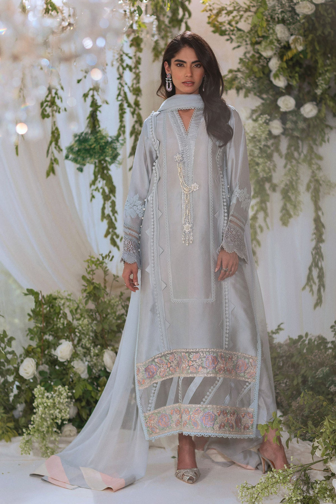 Annus Abrar | Lumi Eid Edit | Anural (Shirt, Pants and Dupatta) - House Of Hania