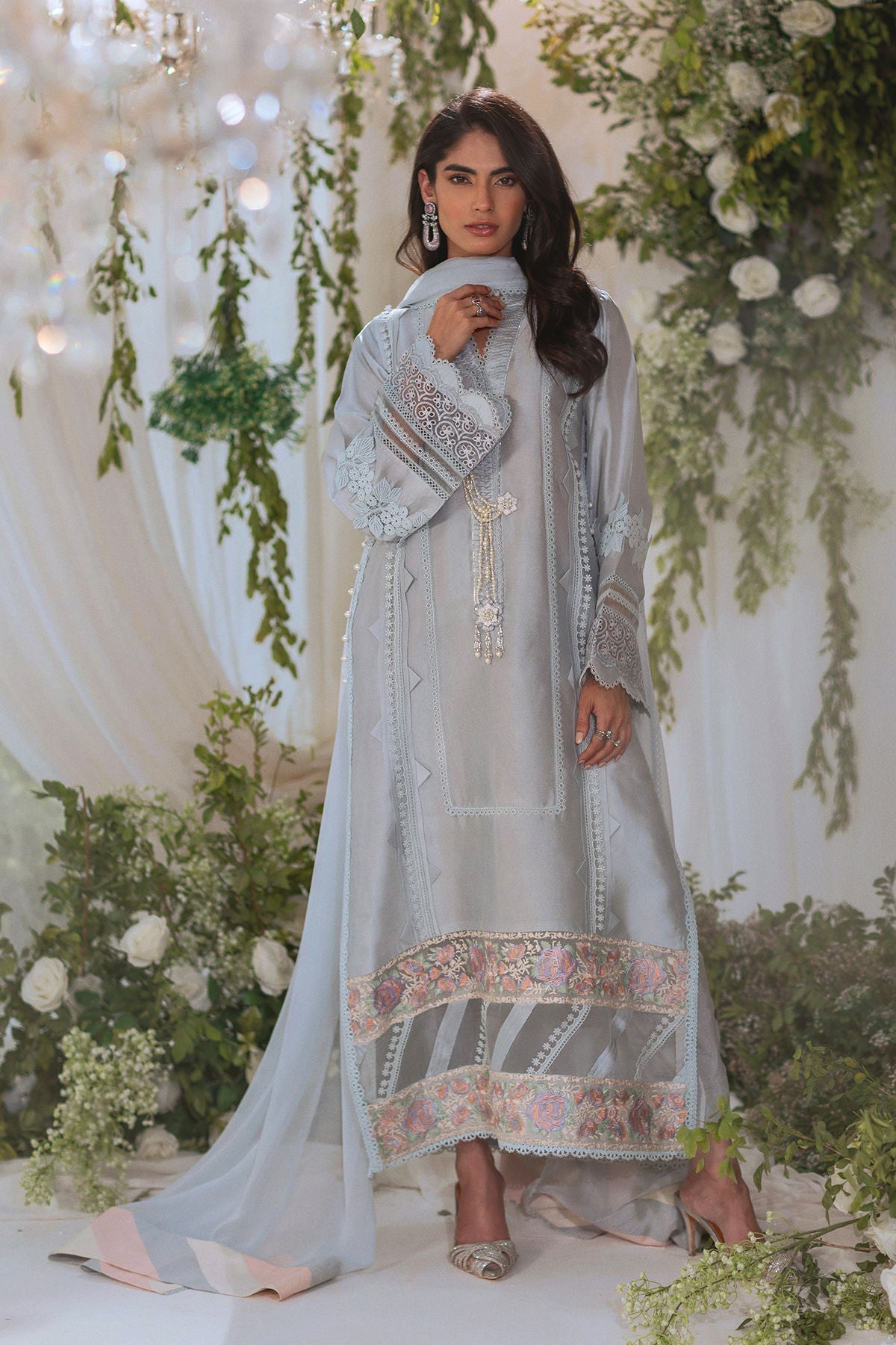 Annus Abrar | Lumi Eid Edit | Anural (Shirt, Pants and Dupatta) - House Of Hania