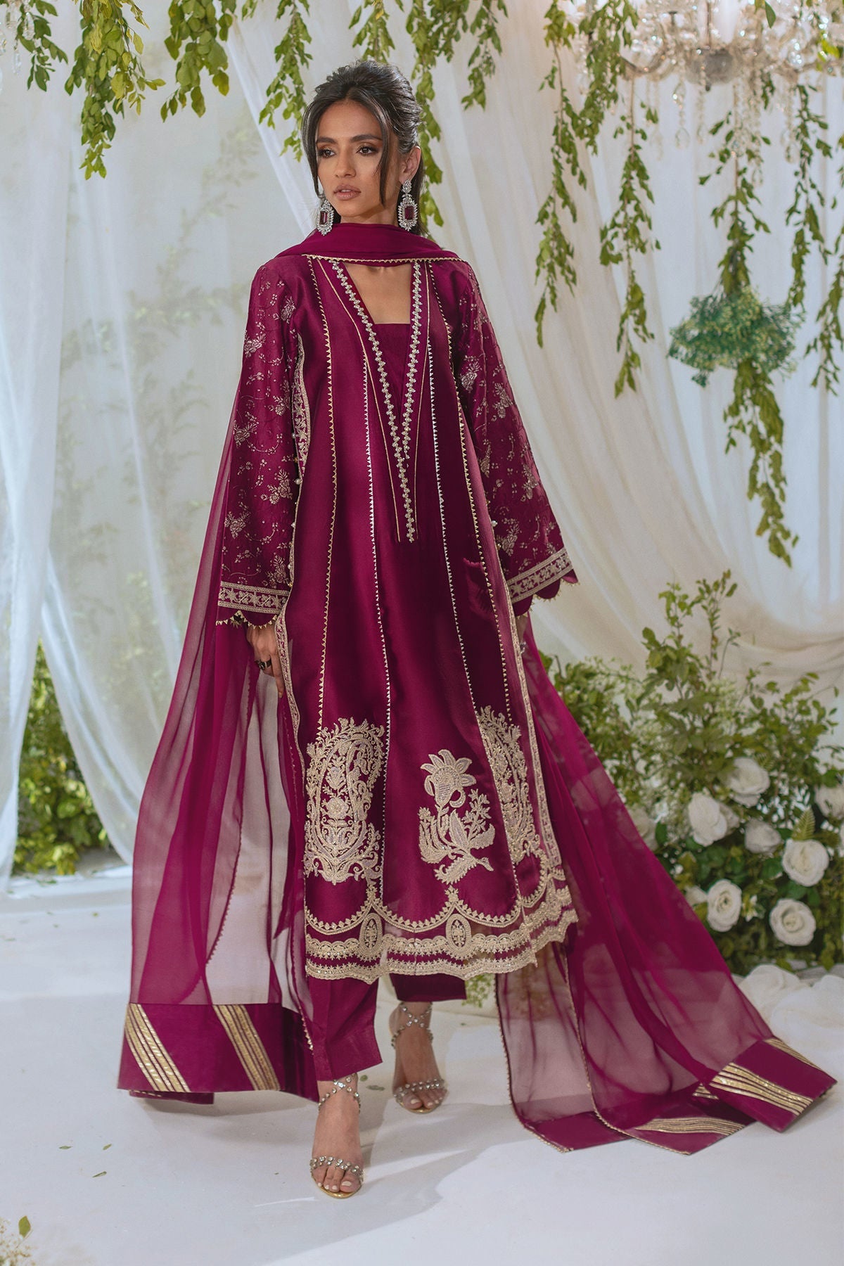 Annus Abrar | Lumi Eid Edit| Caleena (Shirt, Pants and Dupatta) - House Of Hania