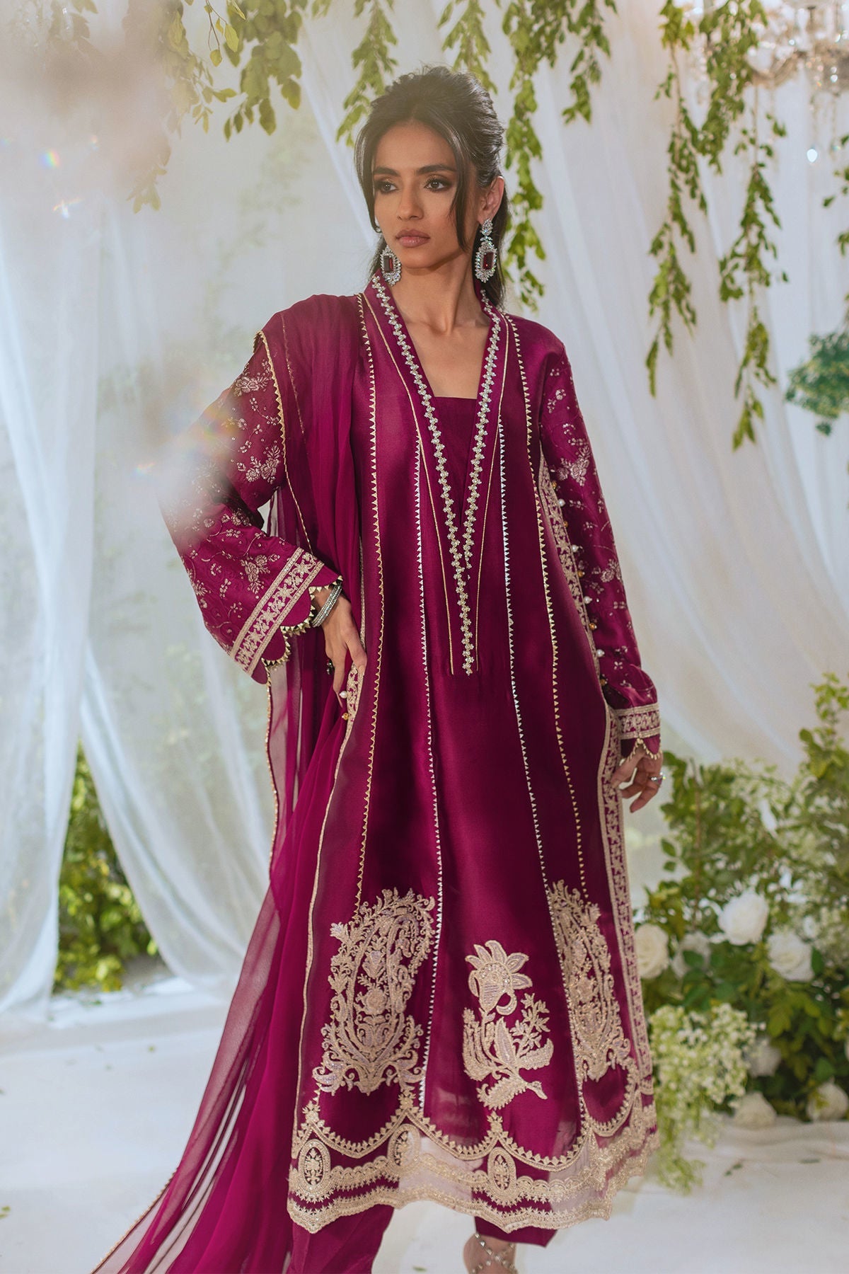 Annus Abrar | Lumi Eid Edit| Caleena (Shirt, Pants and Dupatta) - House Of Hania