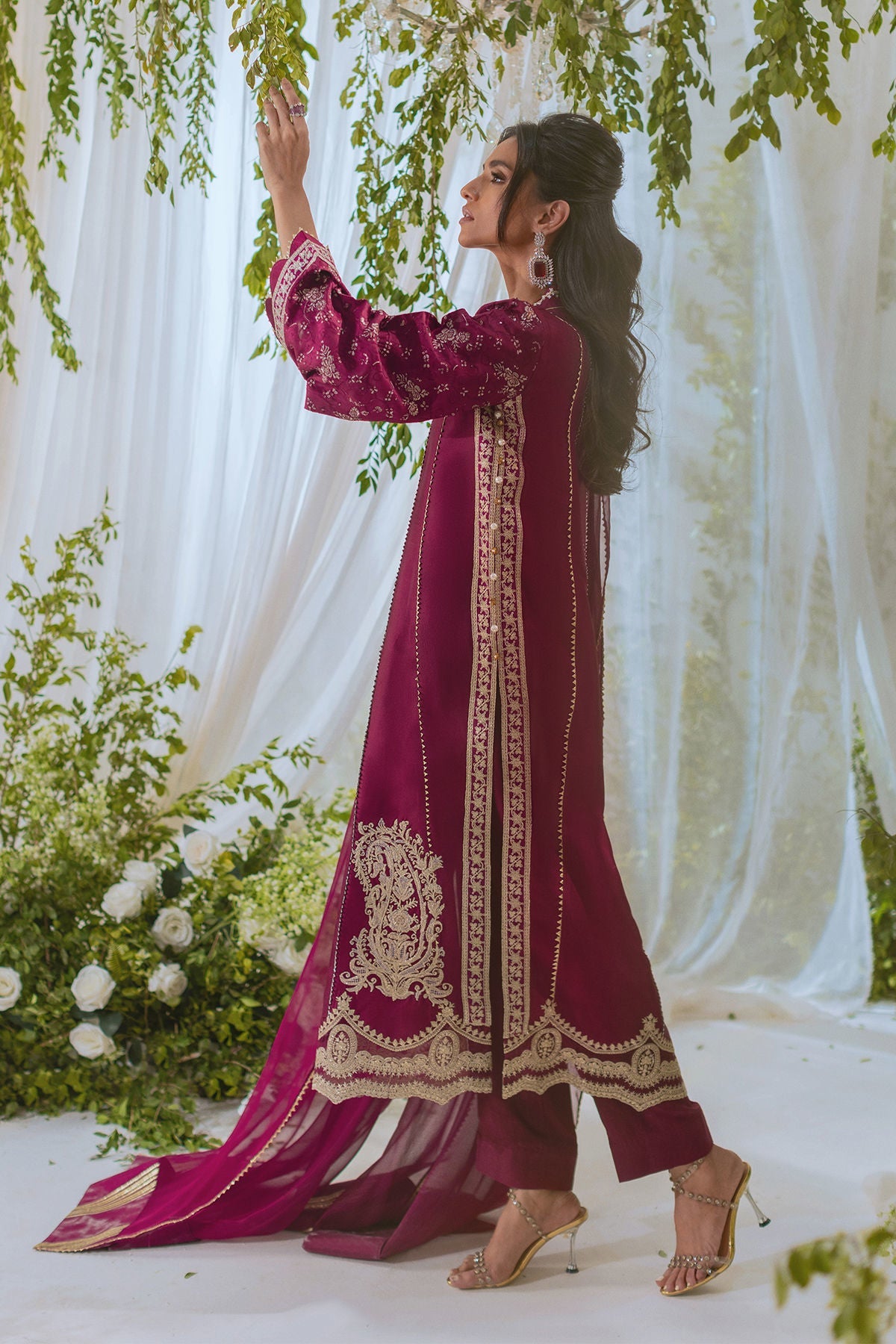 Annus Abrar | Lumi Eid Edit| Caleena (Shirt, Pants and Dupatta) - House Of Hania