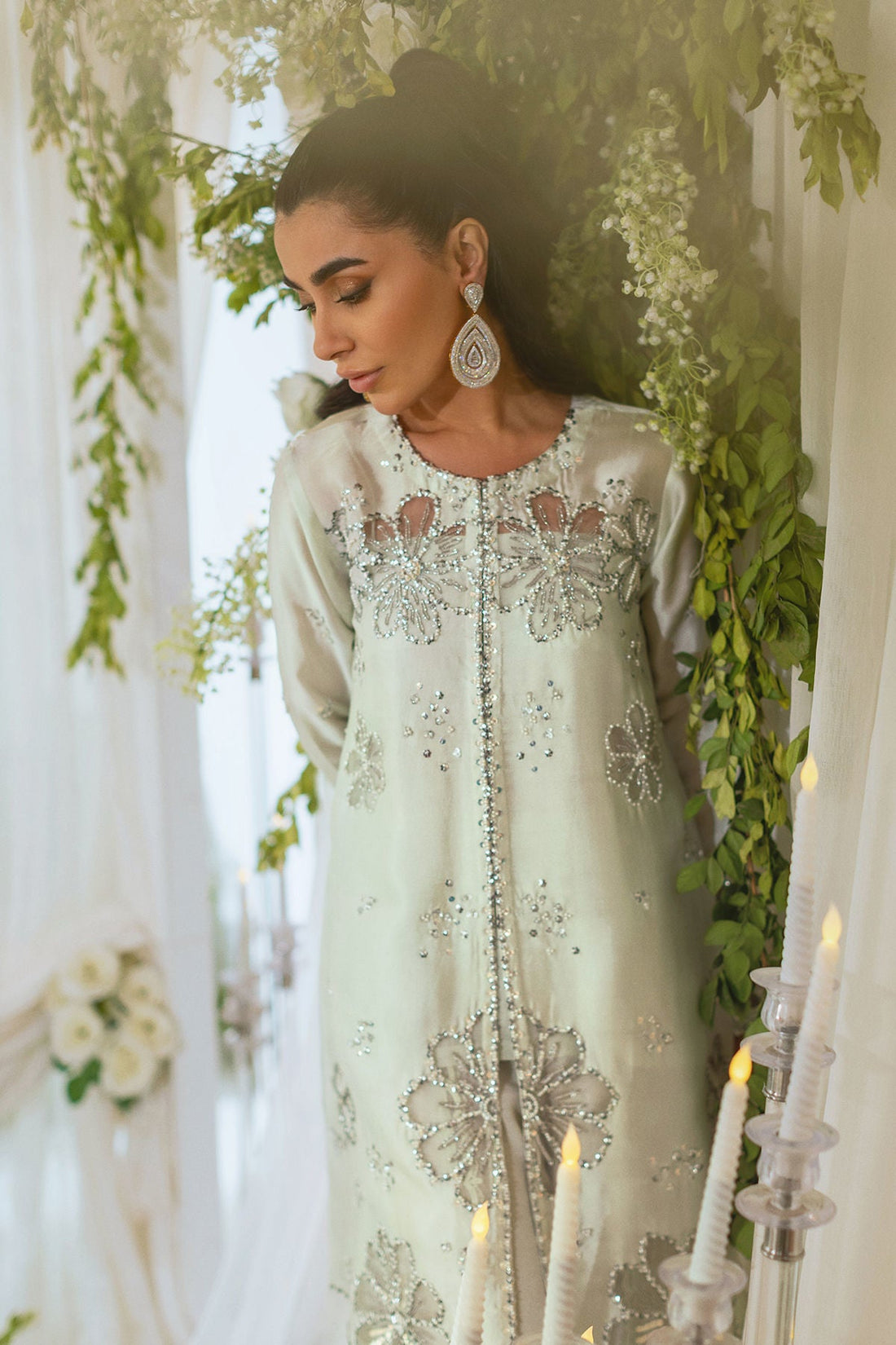 Annus Abrar | Lumi Eid Edit | Cara (Shirt and Pants) - House Of Hania