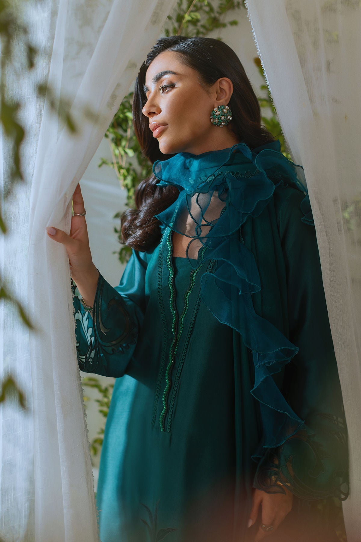 Annus Abrar | Lumi Eid Edit | Elsa (Shirt and Pants) - House Of Hania