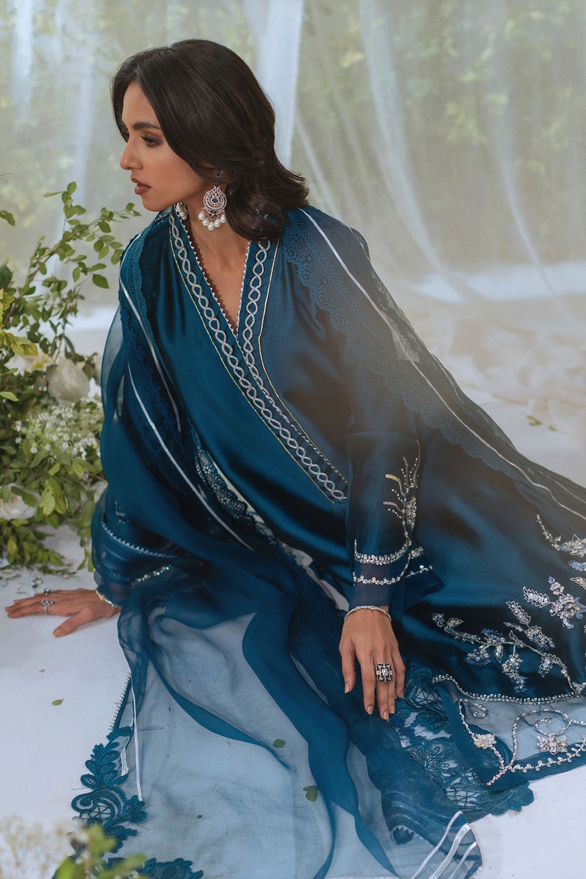 Annus Abrar | Lumi Eid Edit | Huraya (Shirt and Pants) - House Of Hania