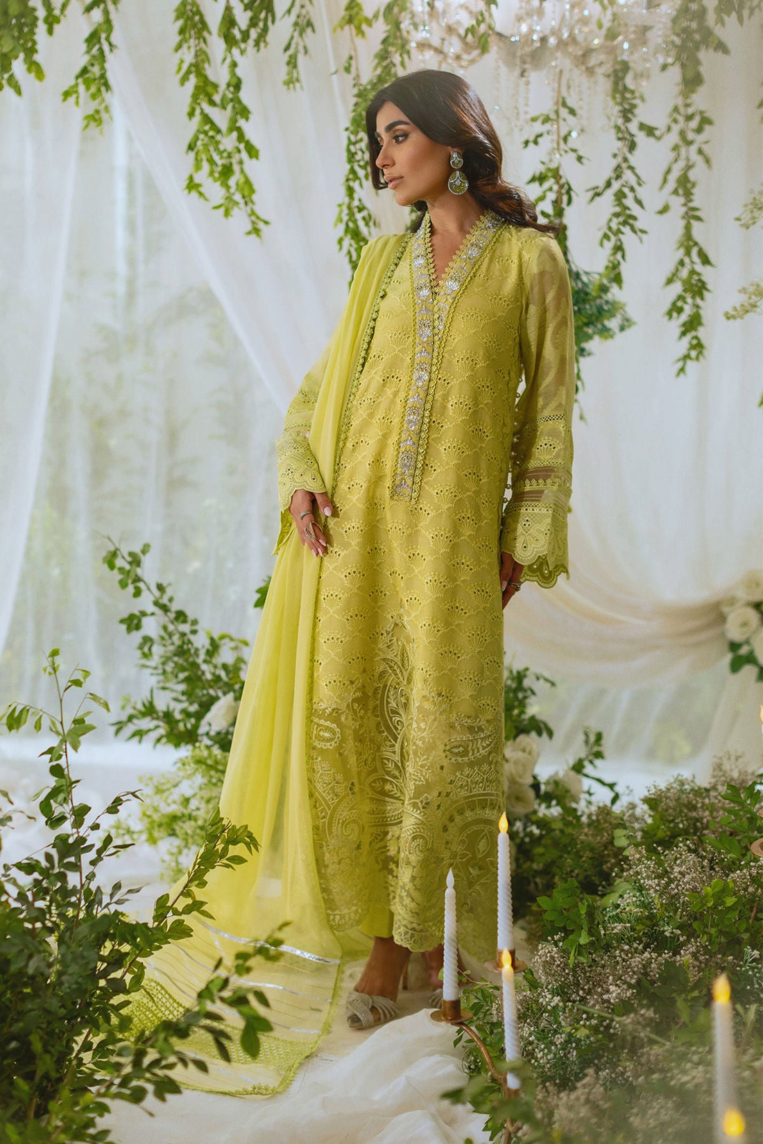 Annus Abrar | Lumi Eid Edit | Johana (Shirt and Pants) - House Of Hania