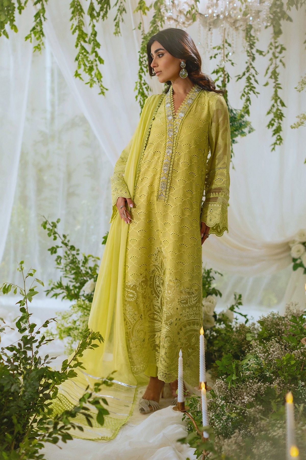 Annus Abrar | Lumi Eid Edit | Johana (Shirt and Pants) - House Of Hania