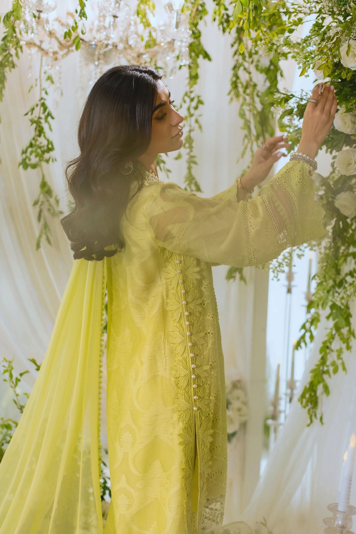 Annus Abrar | Lumi Eid Edit | Johana (Shirt and Pants) - House Of Hania