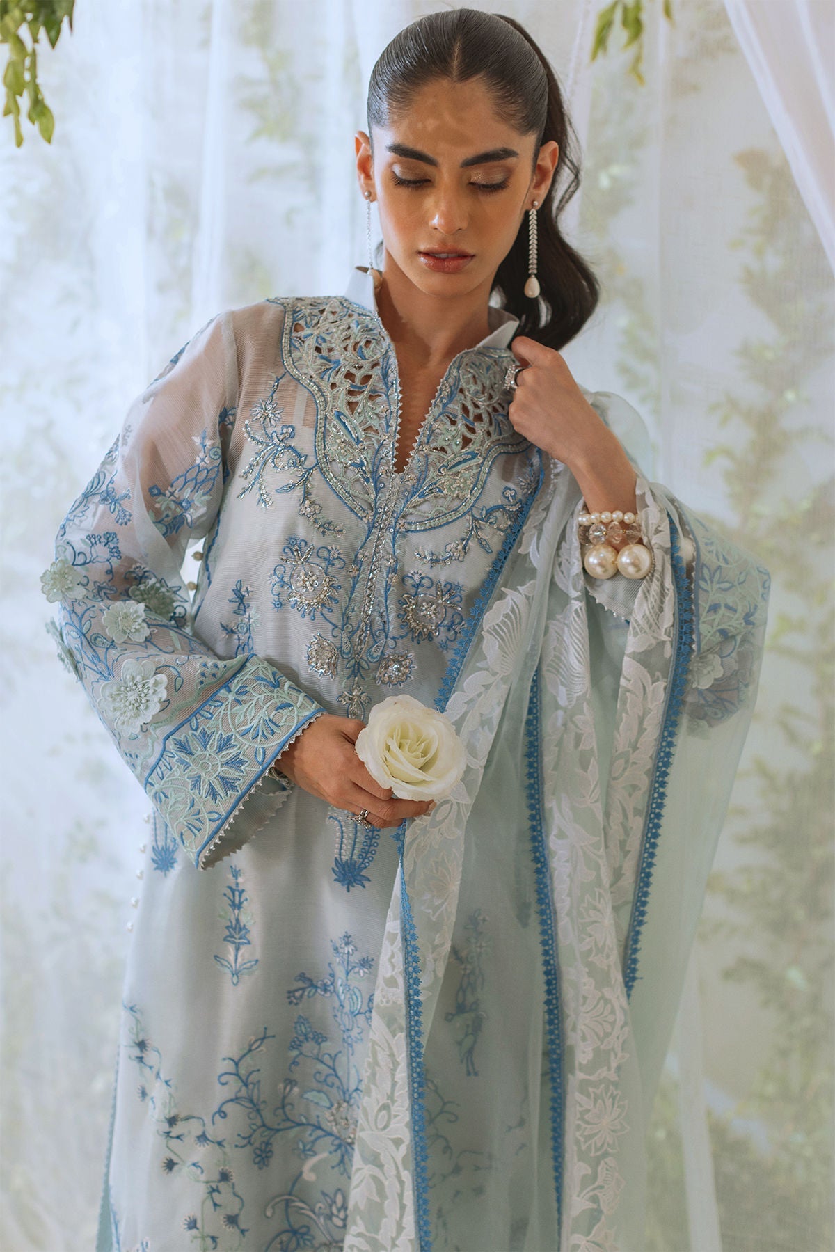 Annus Abrar | Lumi Eid Edit| Rihaam (Shirt and Pants) - House Of Hania