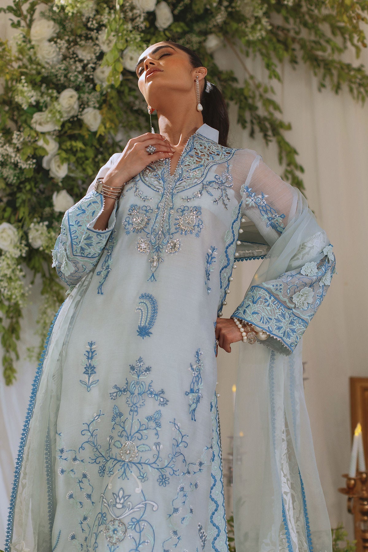 Annus Abrar | Lumi Eid Edit| Rihaam (Shirt and Pants) - House Of Hania