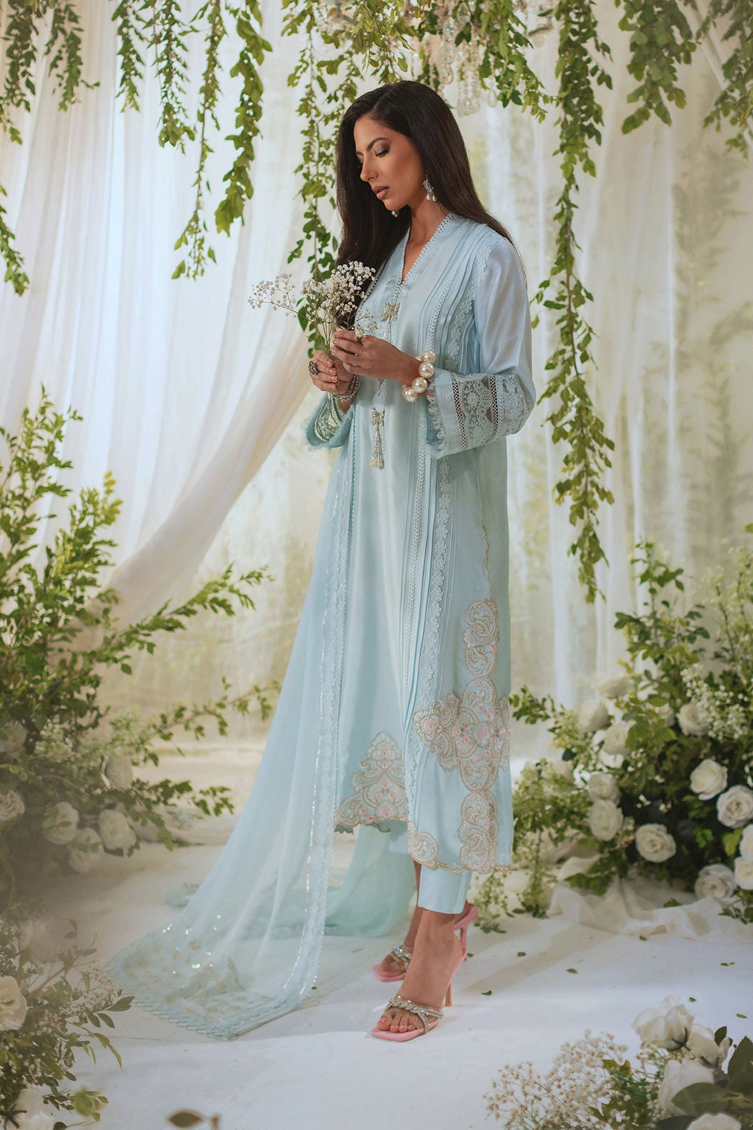 Annus Abrar | Lumi Eid Edit | Sabreen (Shirt and Pants) - House Of Hania