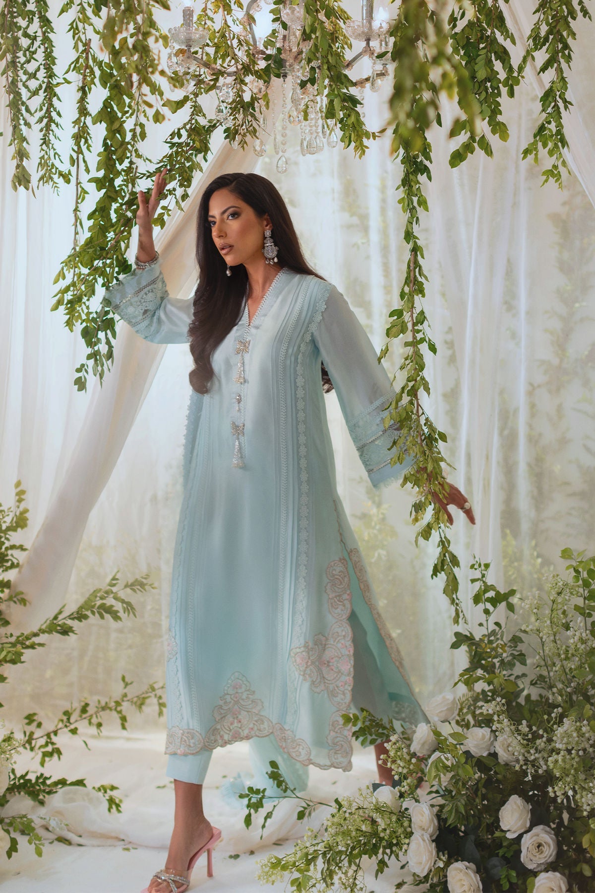 Annus Abrar | Lumi Eid Edit | Sabreen (Shirt and Pants) - House Of Hania