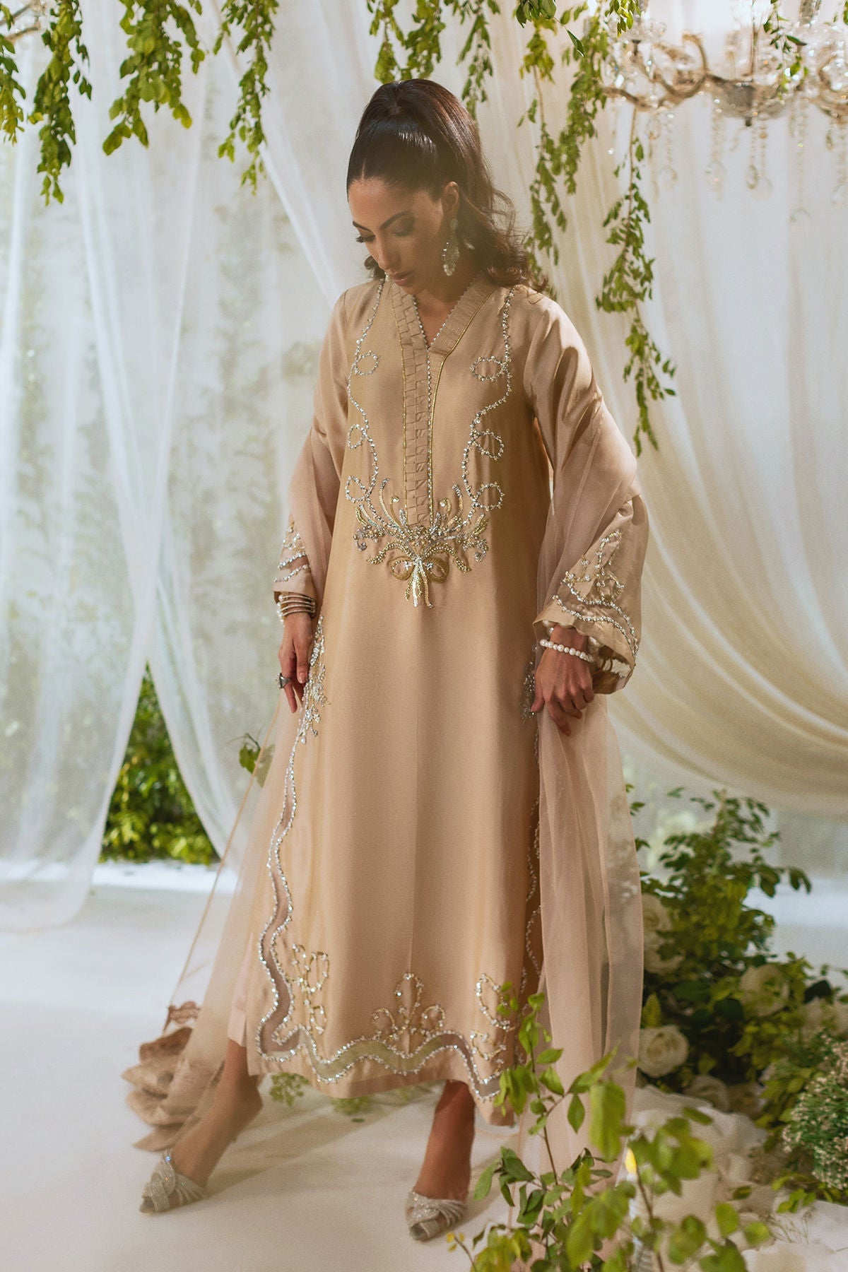 Annus Abrar | Lumi Eid Edit | Safa (Shirt and Pants) - House Of Hania