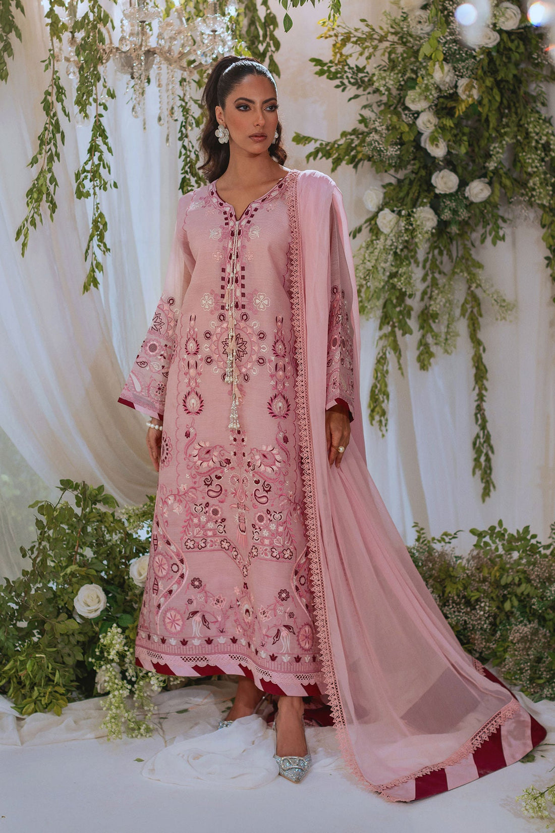 Annus Abrar | Lumi Eid Edit | Zimal (Shirt and Pants) - House Of Hania