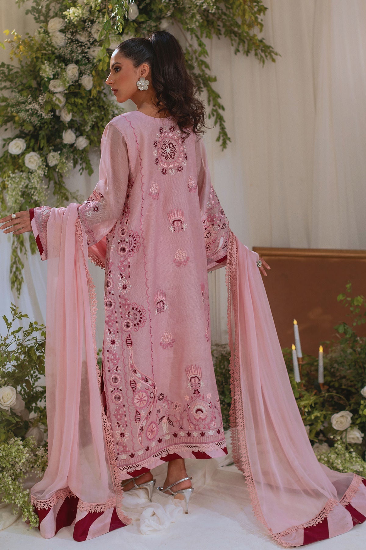 Annus Abrar | Lumi Eid Edit | Zimal (Shirt and Pants) - House Of Hania