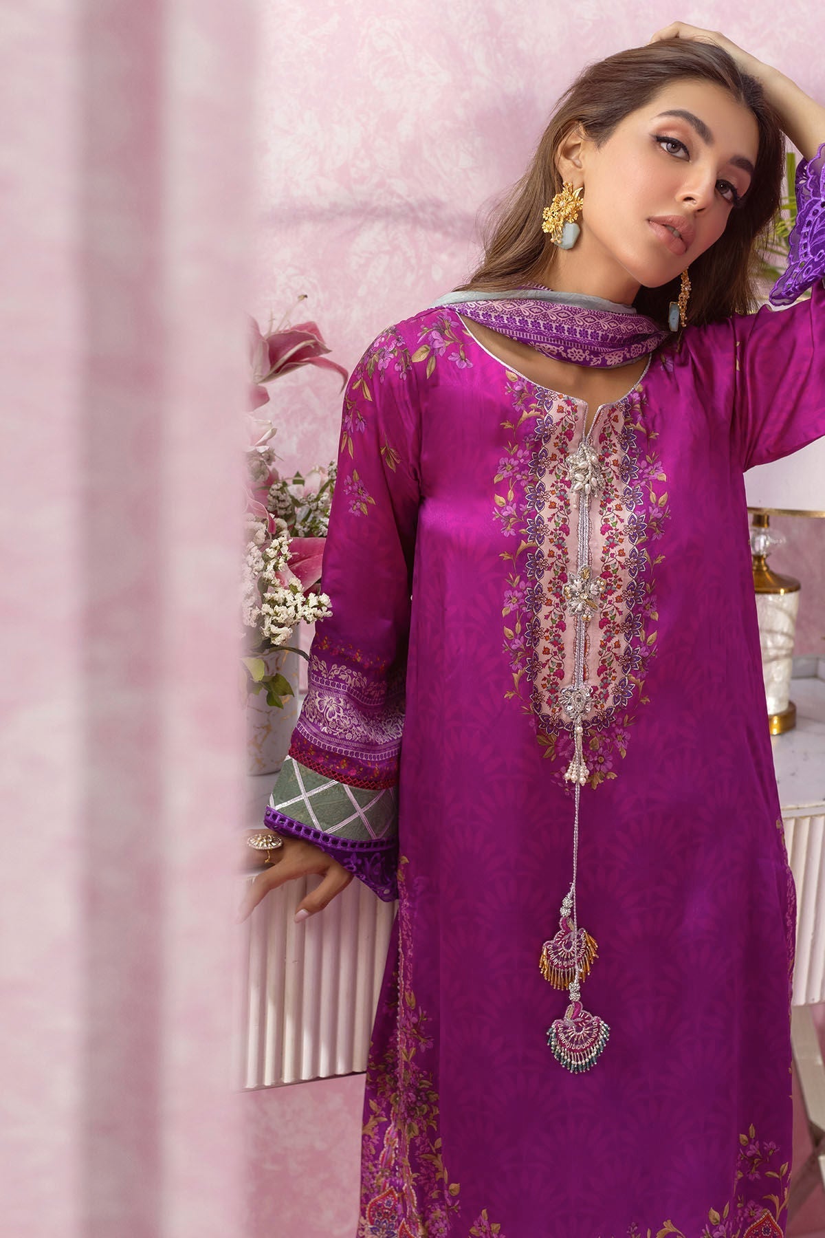 Annus Abrar | Luxe Silk Pret | ALIZE - House Of Hania