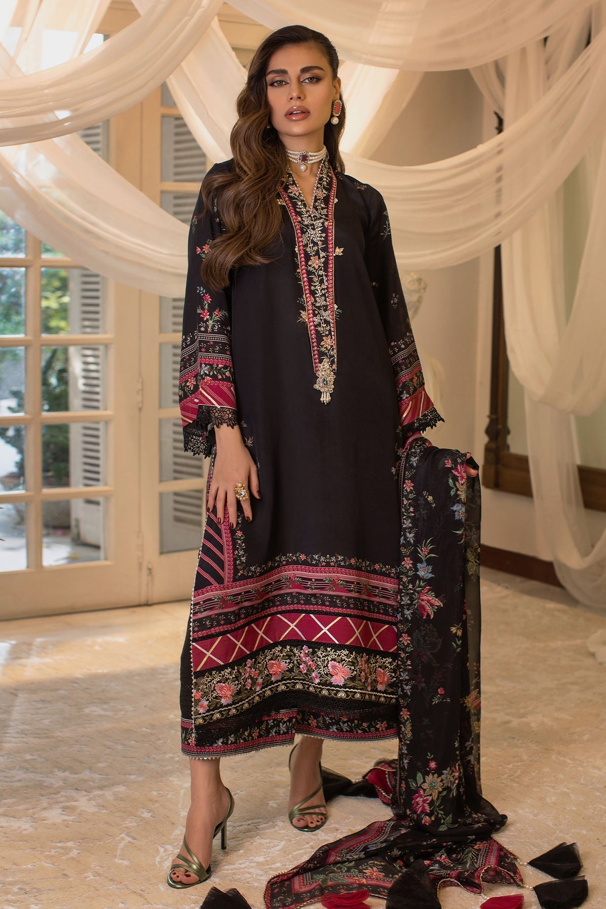 Annus Abrar | Luxe Silk Pret | ELISA - House Of Hania