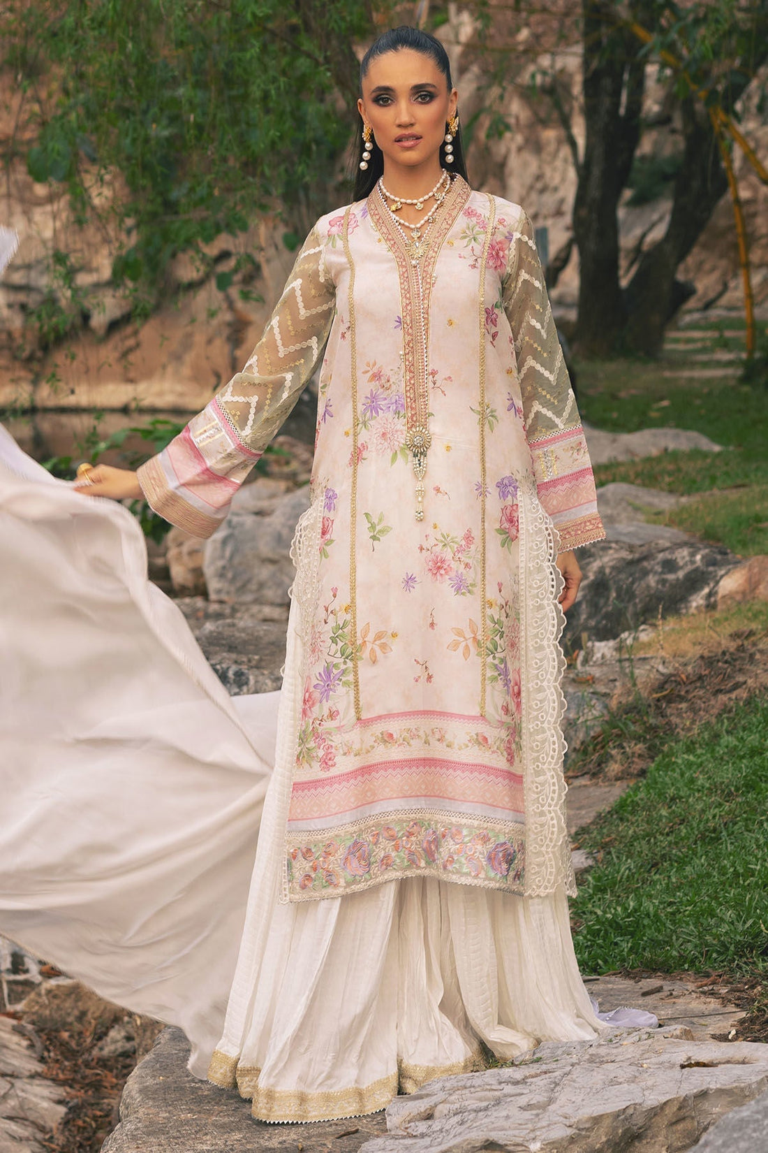 Annus Abrar | Luxe Silk Pret | HALEH - House Of Hania