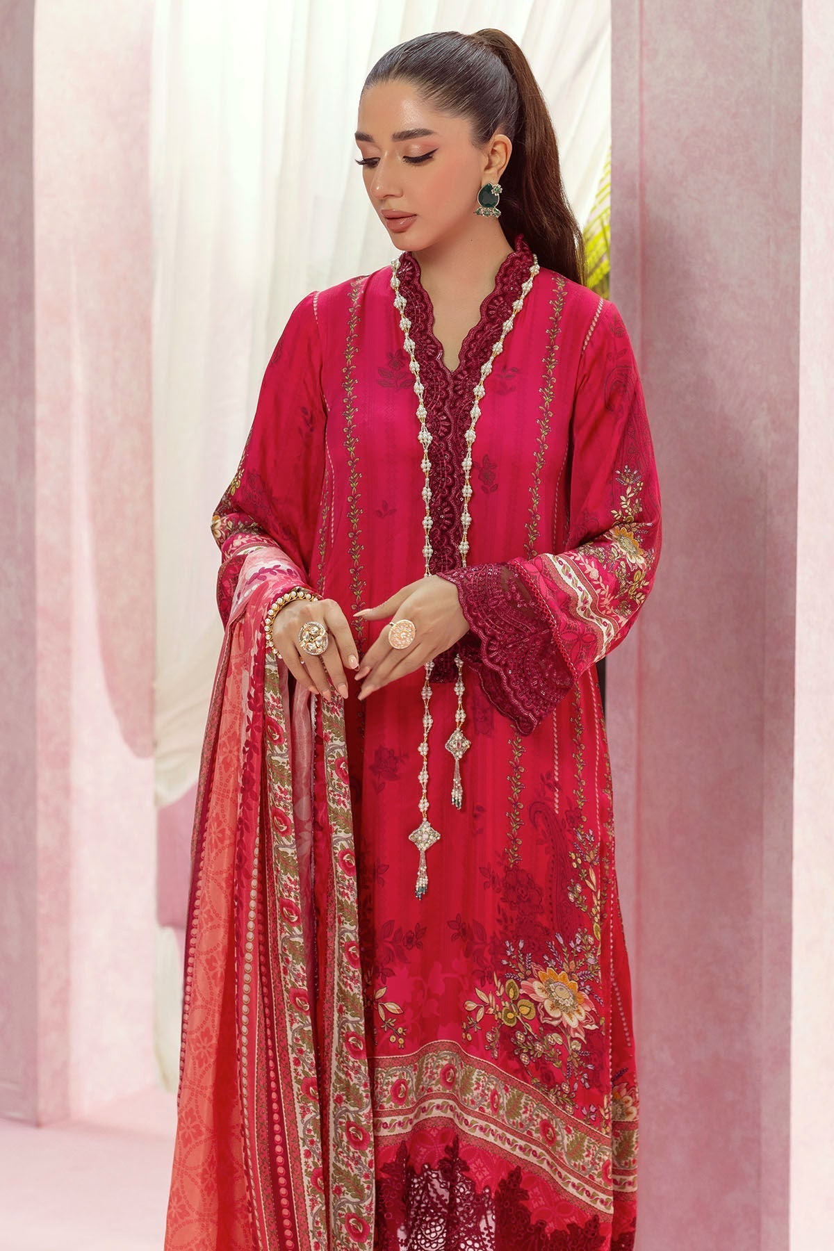 Annus Abrar | Luxe Silk Pret | HELENE - House Of Hania