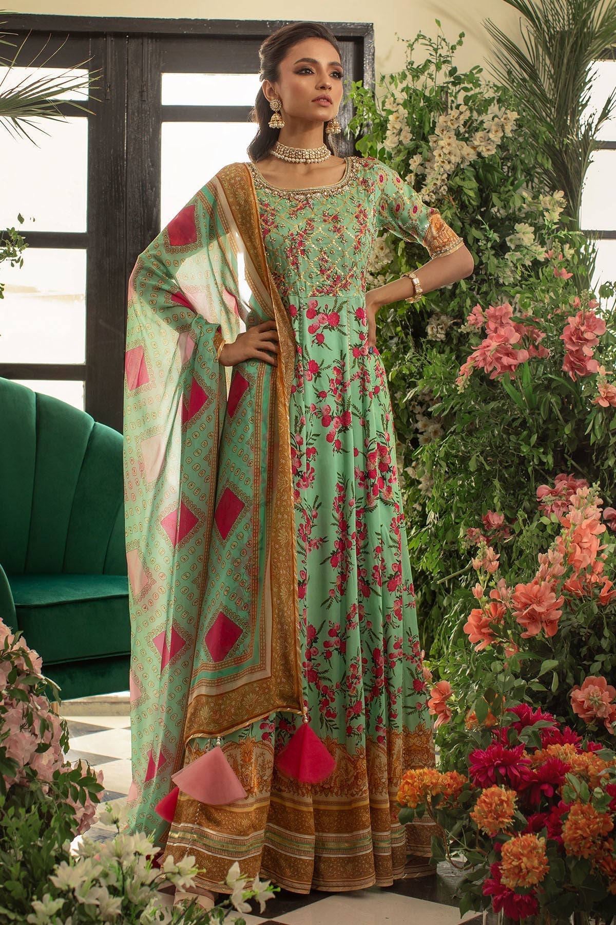 Annus Abrar | Luxe Silk Pret | JABEEN KALIDAR - House Of Hania