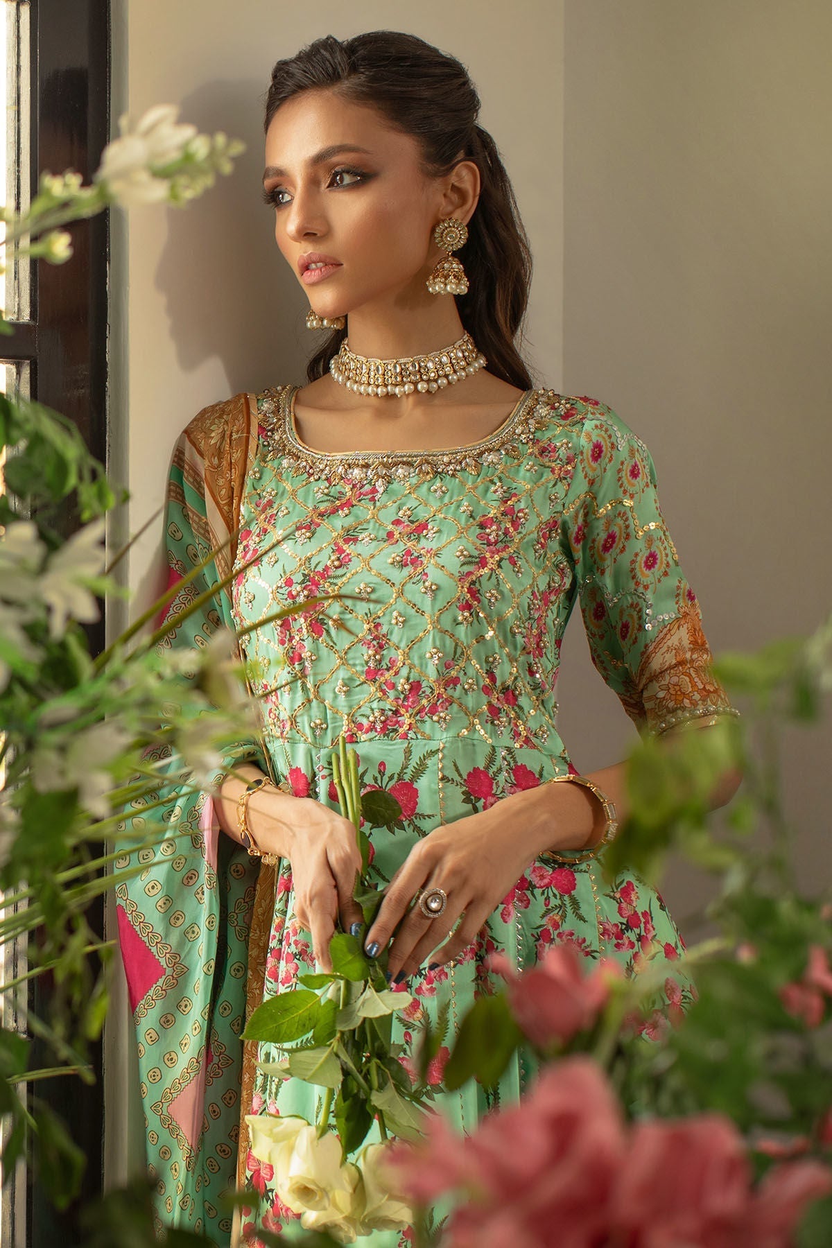 Annus Abrar | Luxe Silk Pret | JABEEN KALIDAR - House Of Hania