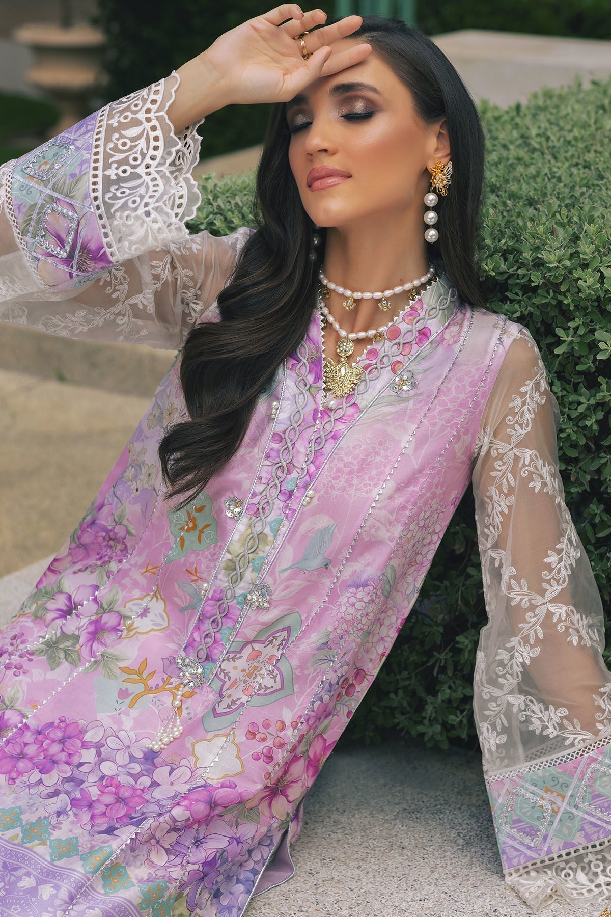 Annus Abrar | Luxe Silk Pret | LARISA - House Of Hania