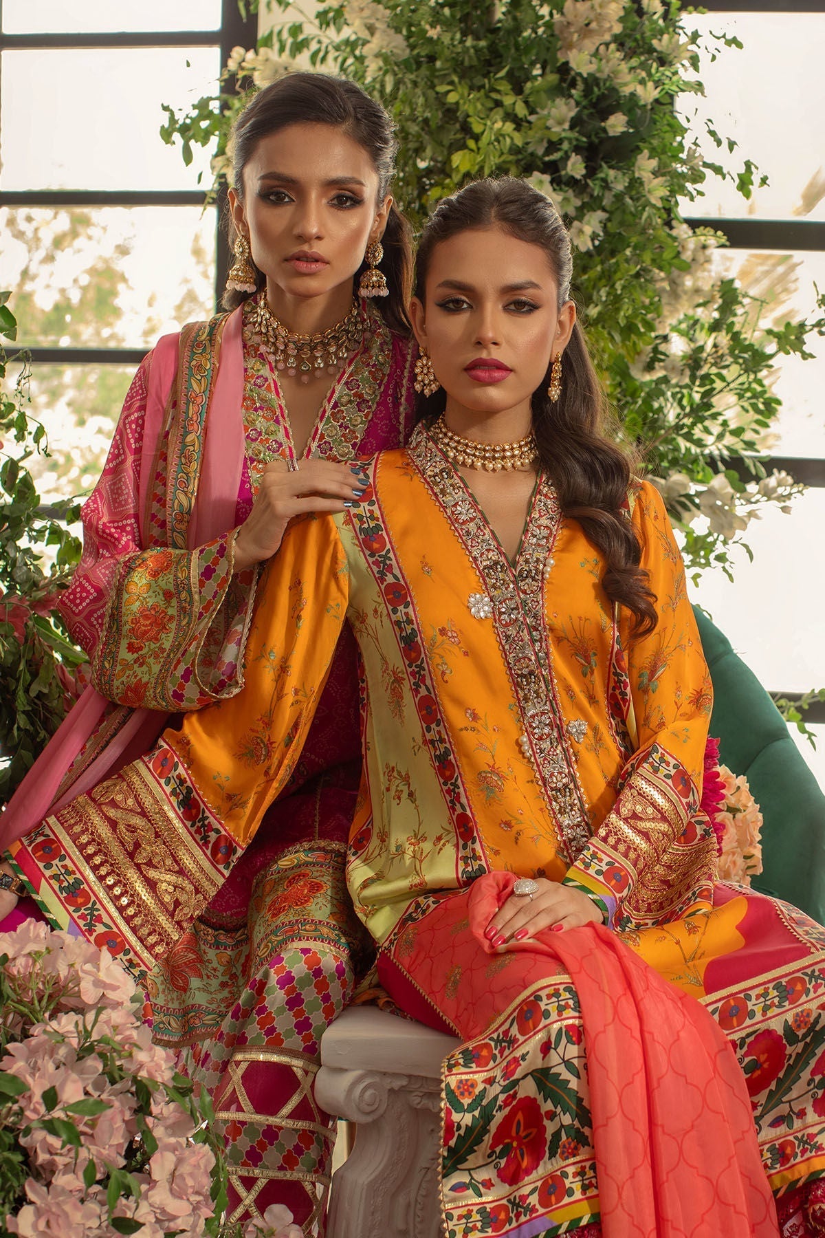 Annus Abrar | Luxe Silk Pret | MEHLA - House Of Hania