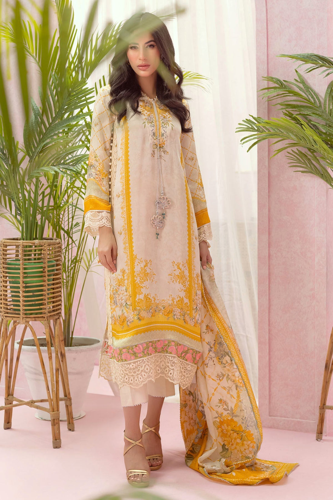 Annus Abrar | Luxe Silk Pret | NOEMIE - House Of Hania