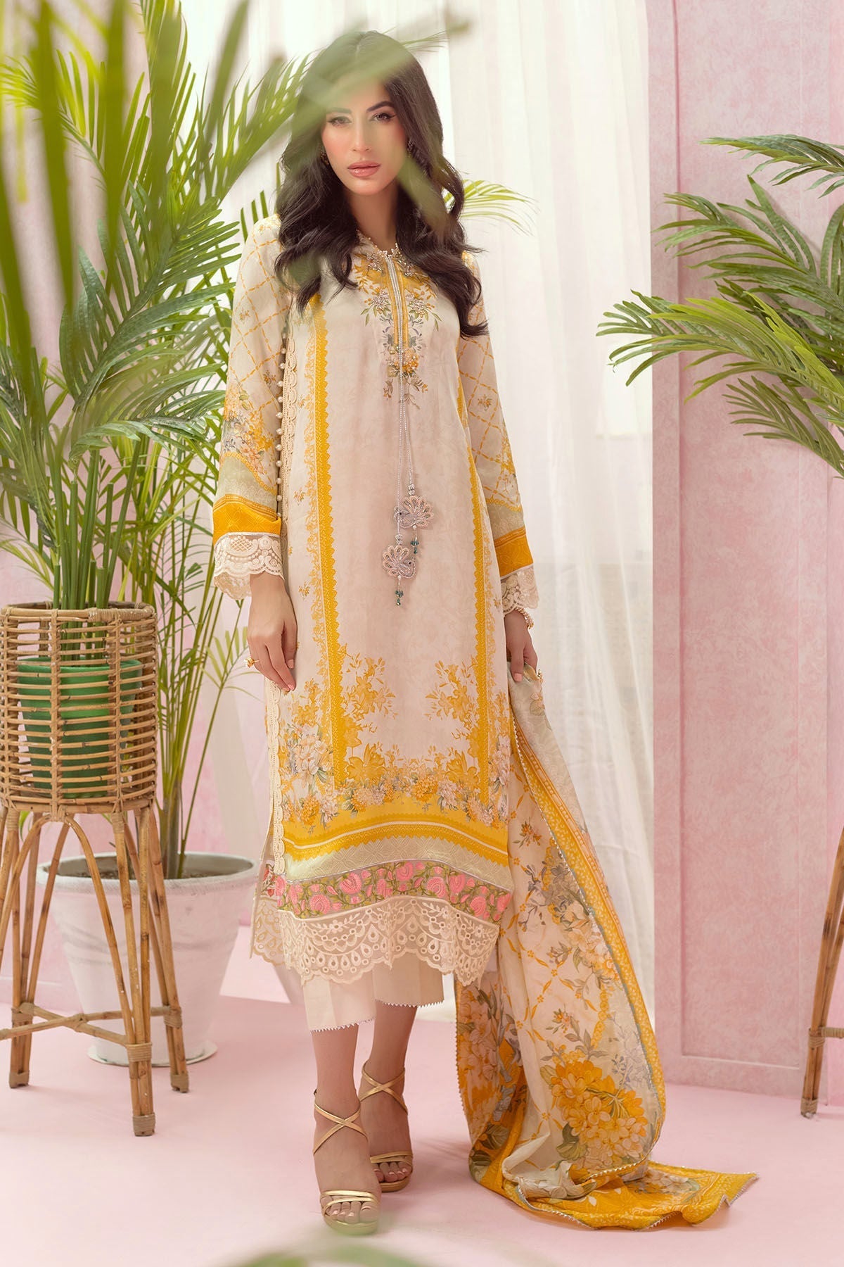 Annus Abrar | Luxe Silk Pret | NOEMIE - House Of Hania