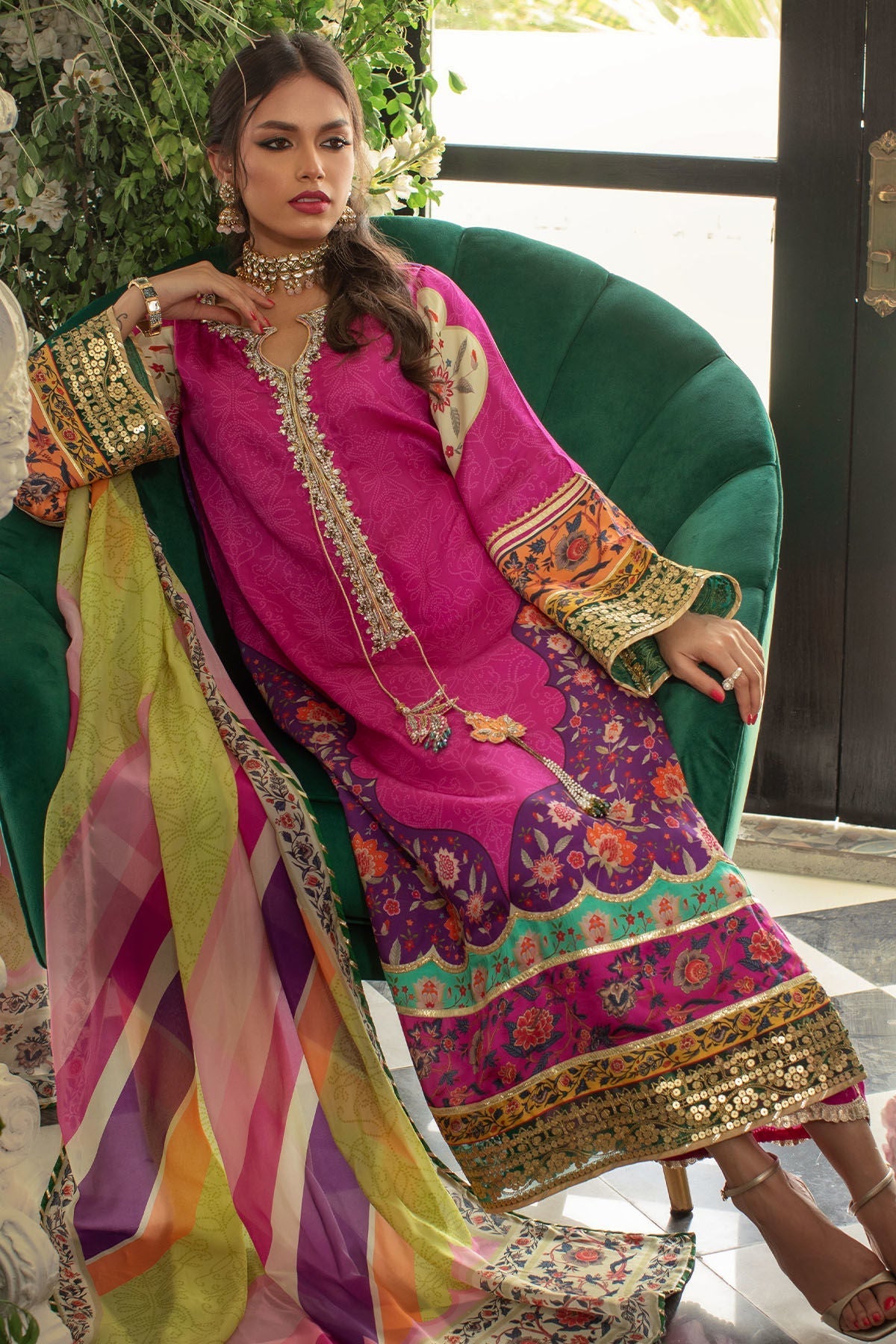 Annus Abrar | Luxe Silk Pret | RASHA - House Of Hania