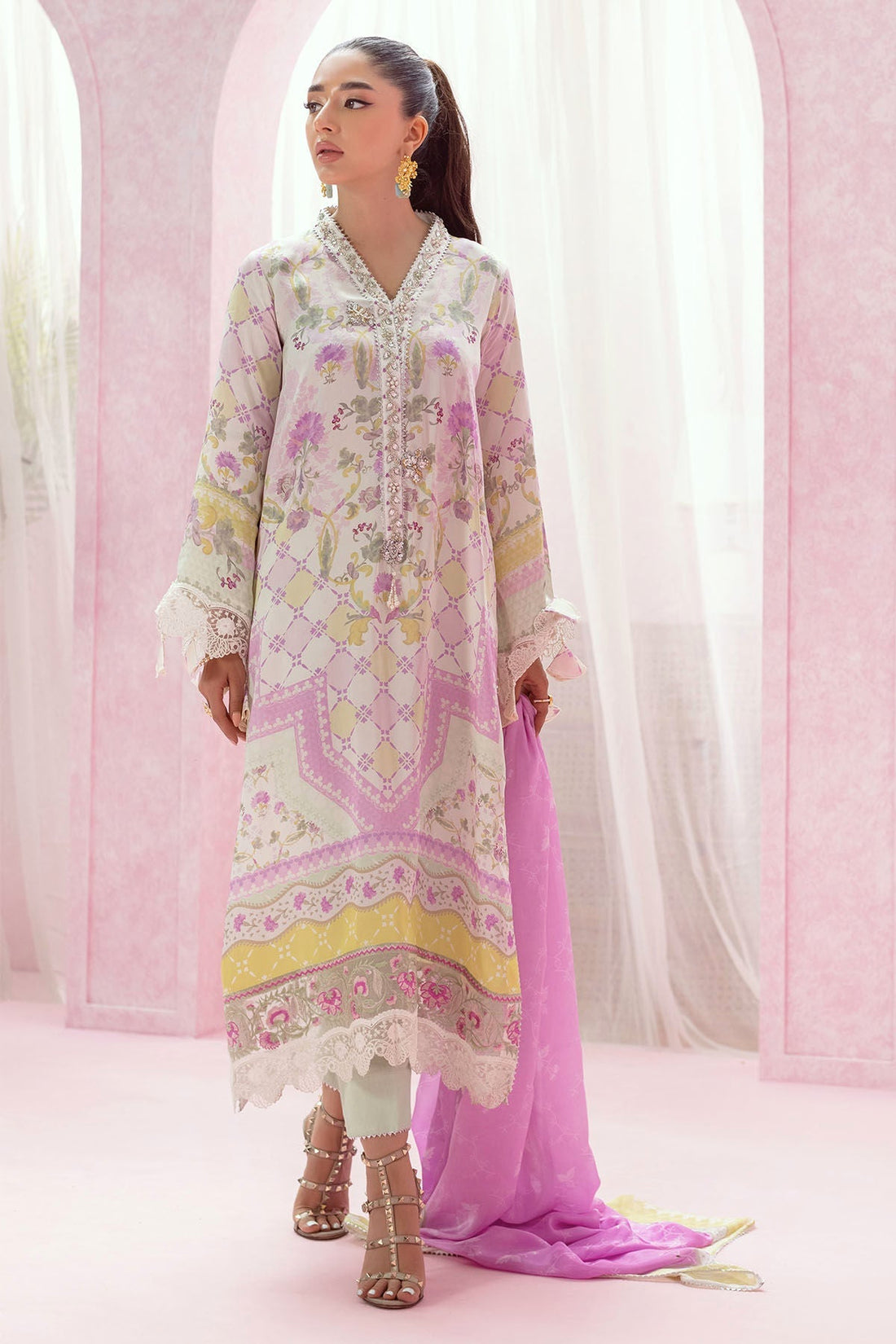 Annus Abrar | Luxe Silk Pret | REINE - House Of Hania