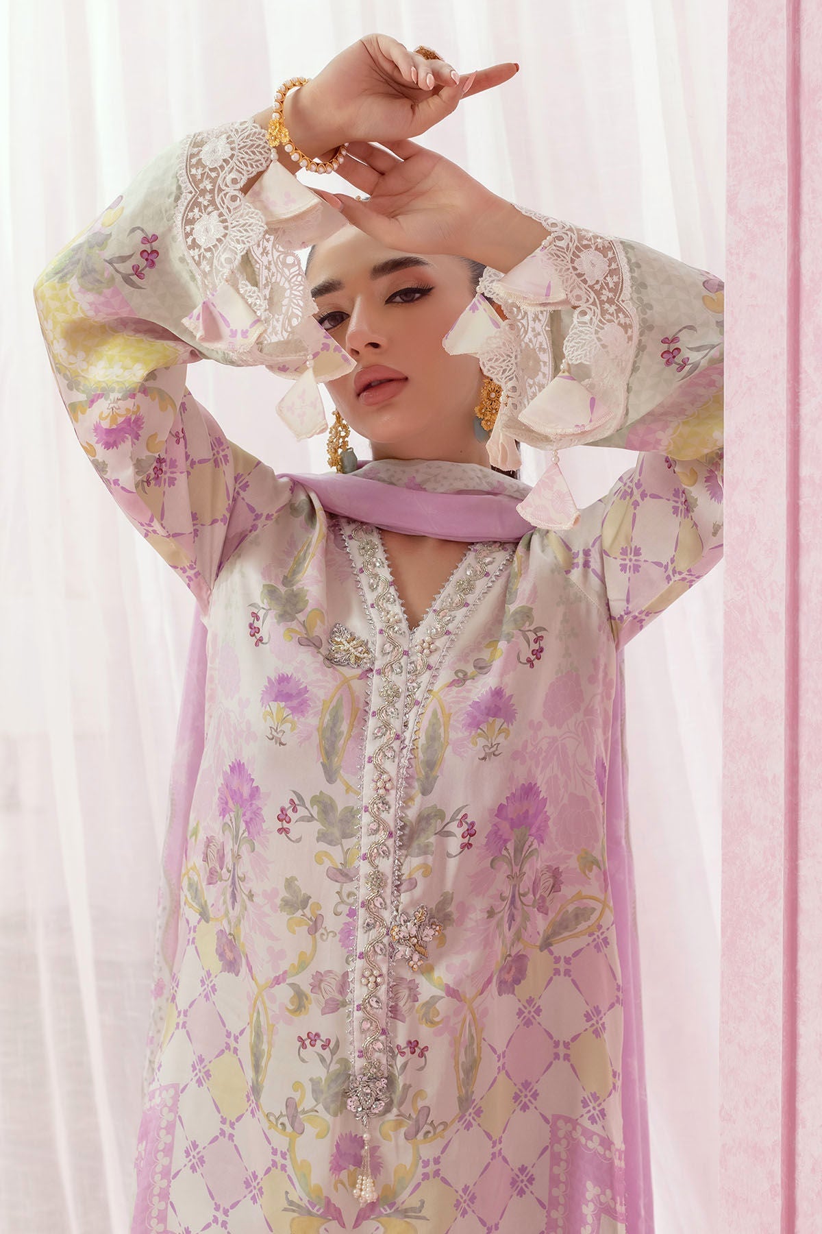 Annus Abrar | Luxe Silk Pret | REINE - House Of Hania