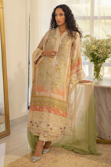 Annus Abrar | Luxe Silk Pret | RESHMA-SHIRT AND DUPATTA - House Of Hania