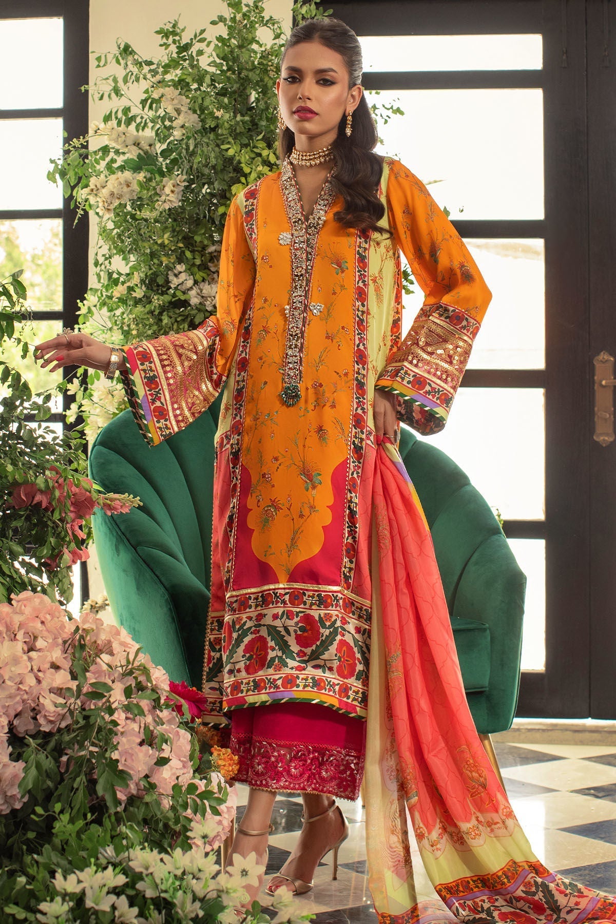 Annus Abrar | Luxe Silk Pret | SABRINA - House Of Hania
