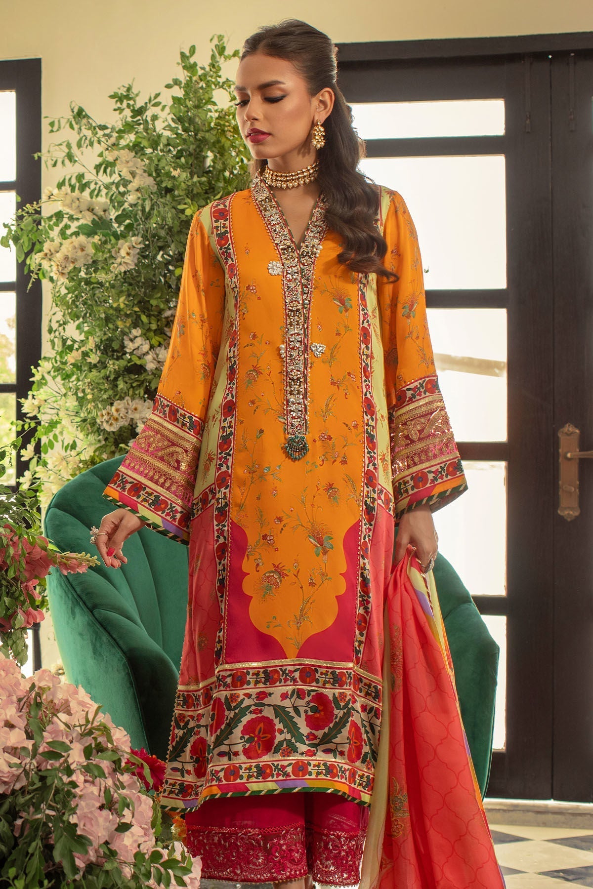Annus Abrar | Luxe Silk Pret | SABRINA - House Of Hania