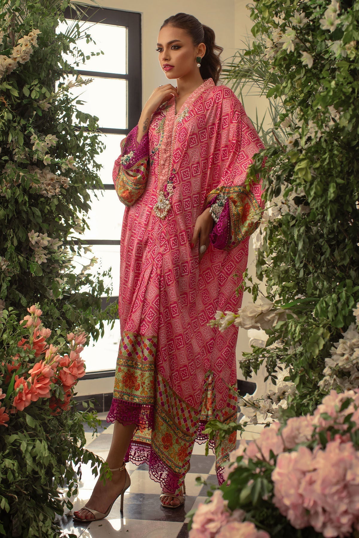 Annus Abrar | Luxe Silk Pret | SHAREEN - House Of Hania