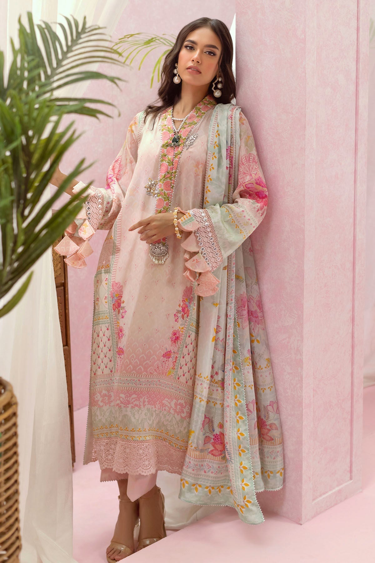 Annus Abrar | Luxe Silk Pret | SYLVIE - House Of Hania
