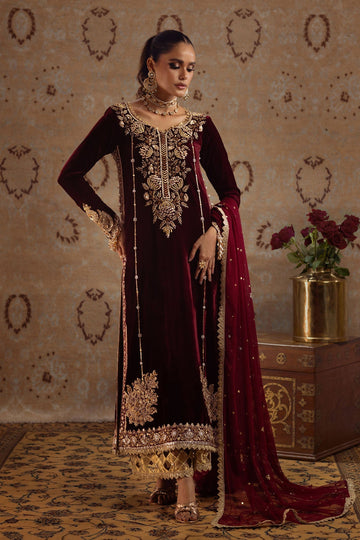 Annus Abrar | Mirha Winter Velour | Arwa - House Of Hania