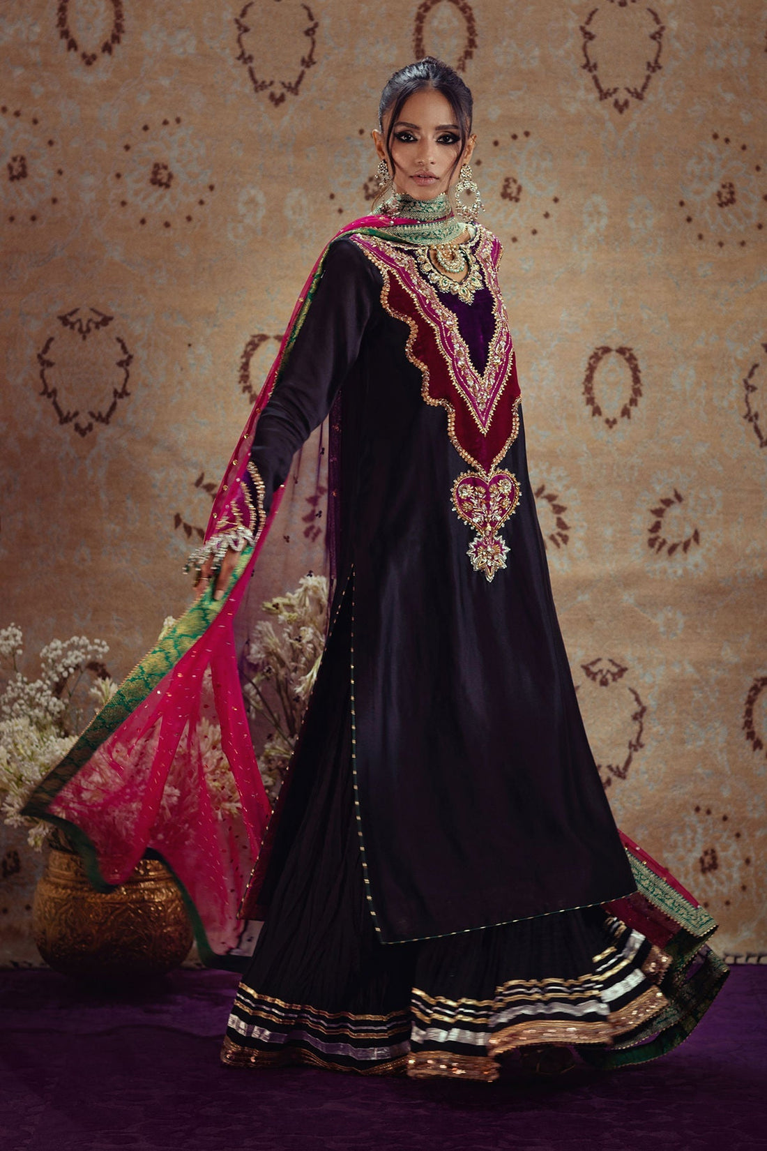 Annus Abrar | Mirha Winter Velour | Badia - House Of Hania