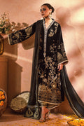 Annus Abrar | Mirha Winter Velour | Bareeza (Shirt, Pants and Dupatta) - House Of Hania