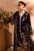 Annus Abrar | Mirha Winter Velour | Bareeza (Shirt, Pants and Dupatta) - House Of Hania