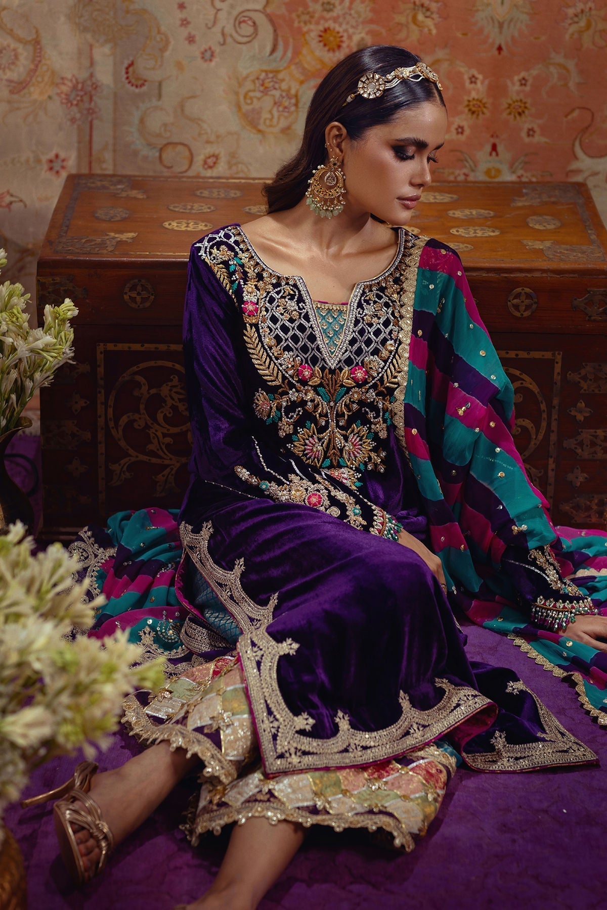 Annus Abrar | Mirha Winter Velour | Dalia - House Of Hania