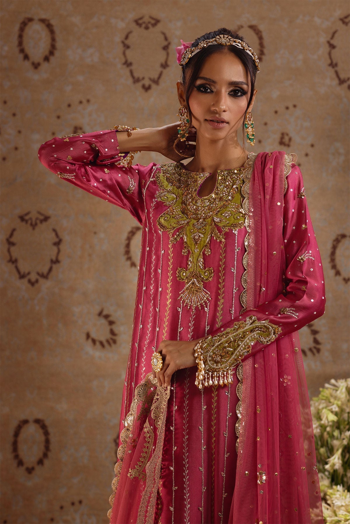 Annus Abrar | Mirha Winter Velour | Elen - House Of Hania