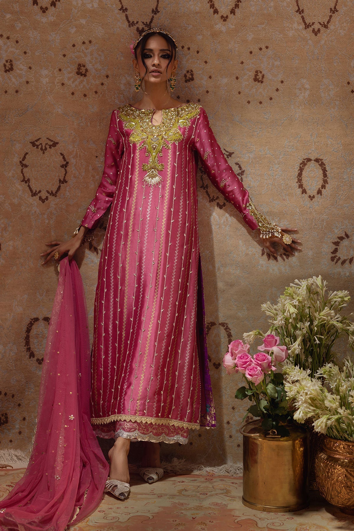 Annus Abrar | Mirha Winter Velour | Elen - House Of Hania