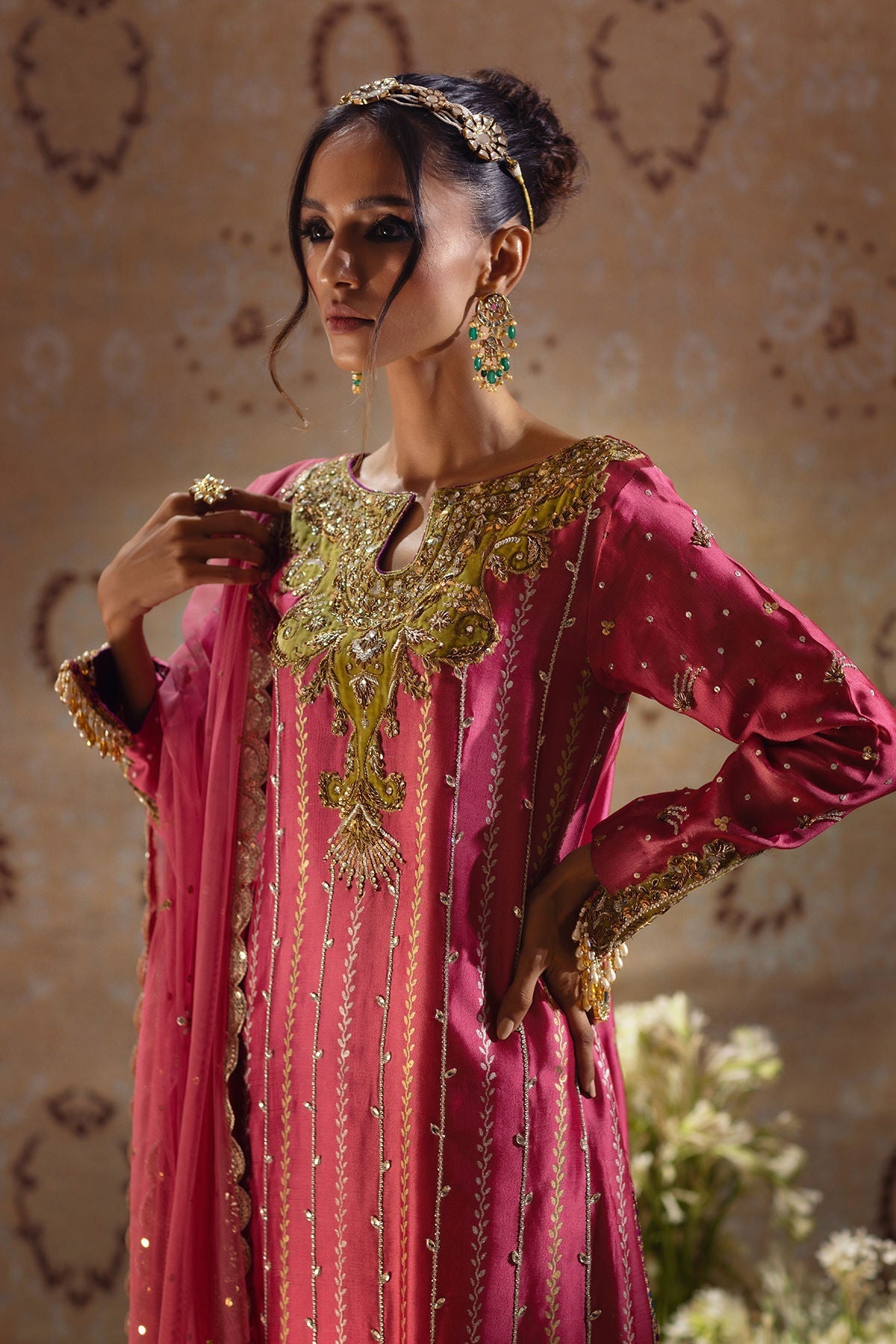 Annus Abrar | Mirha Winter Velour | Elen - House Of Hania