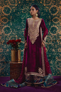 Annus Abrar | Mirha Winter Velour | Ezra - House Of Hania