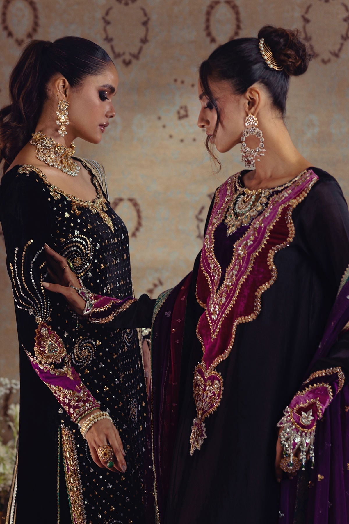 Annus Abrar | Mirha Winter Velour | Marin - House Of Hania